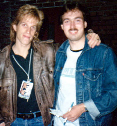 rob hyman and me 1987