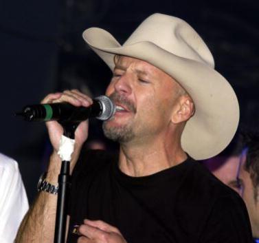 Bruce Willis Performs in Las Vegas