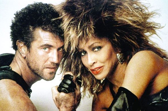 MAD MAX BEYOND THUNDERDOME, from left: Mel Gibson, Tina Turner, 1985, ©Warner Bros./courtesy Everett